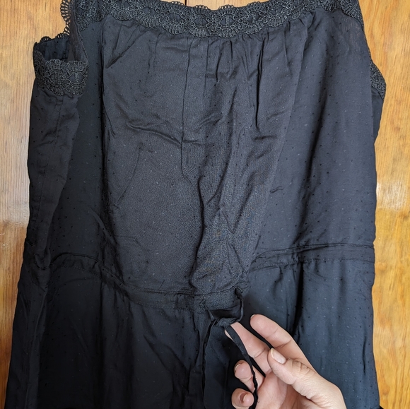 PAIGE Amity dress black size L - Picture 3 of 4